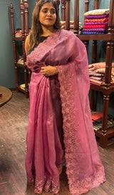 ORGANZA SAREE  06062419