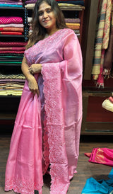 ORGANZA SAREE  SSP 04072410