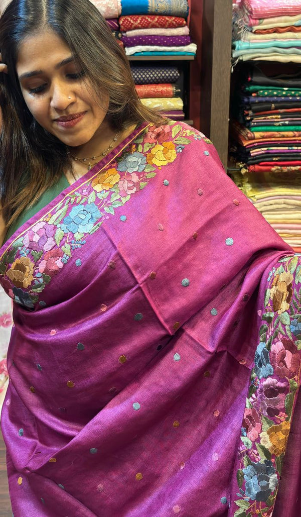 PURE DESI TUSSAR SAREE  1605249