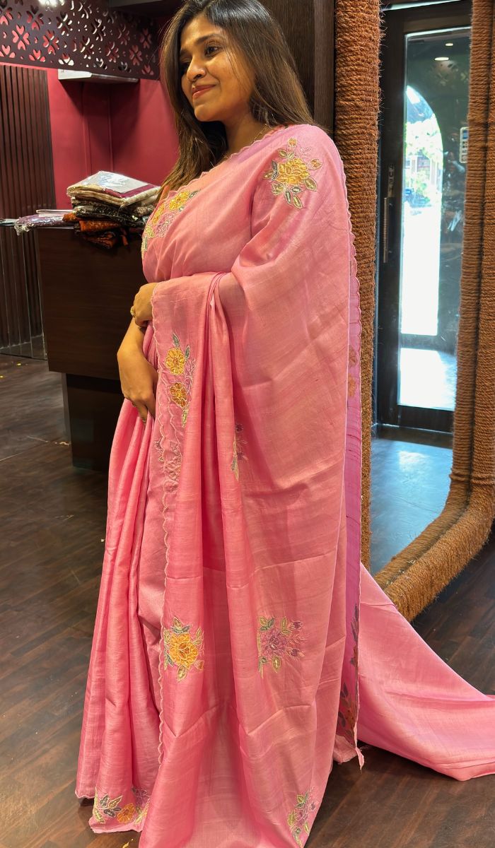 DESI TUSSAR SAREE 221123120