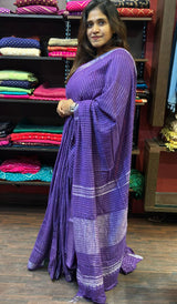 SEMI LINEN SAREE 19062412