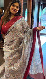 CHANDERI SAREE 01042525