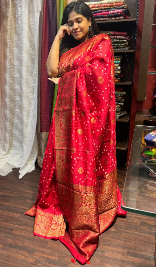 TUSSAR SILK SAREE 23082312