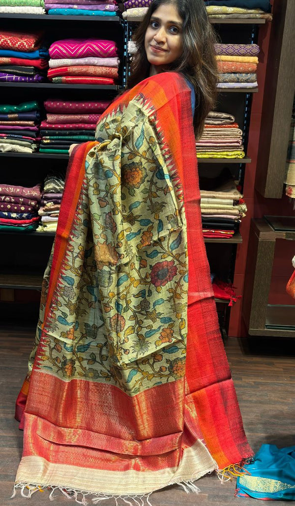 TUSSAR SILK SAREE 09052446