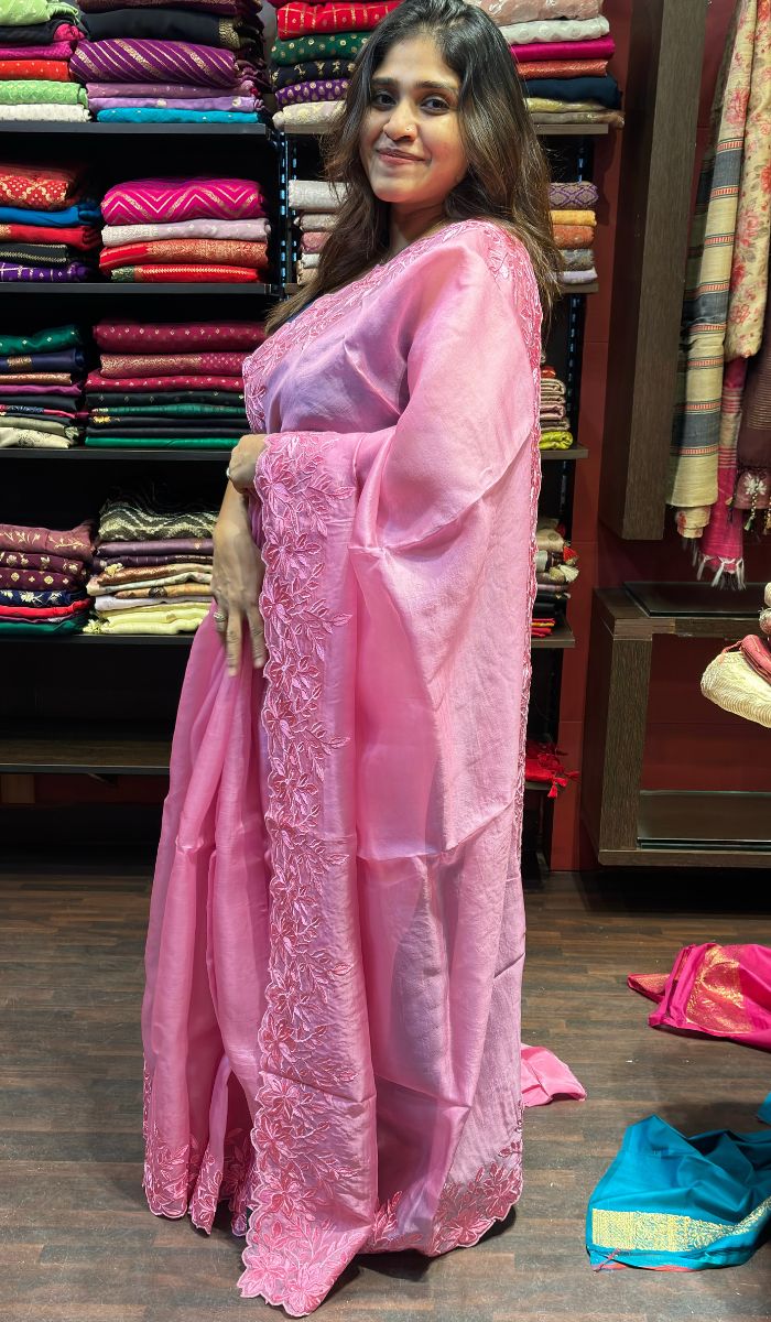 ORGANZA SAREE  SSP 04072410