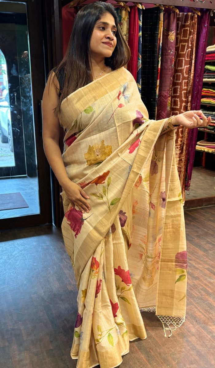 TUSSAR SILK SAREE 14122435