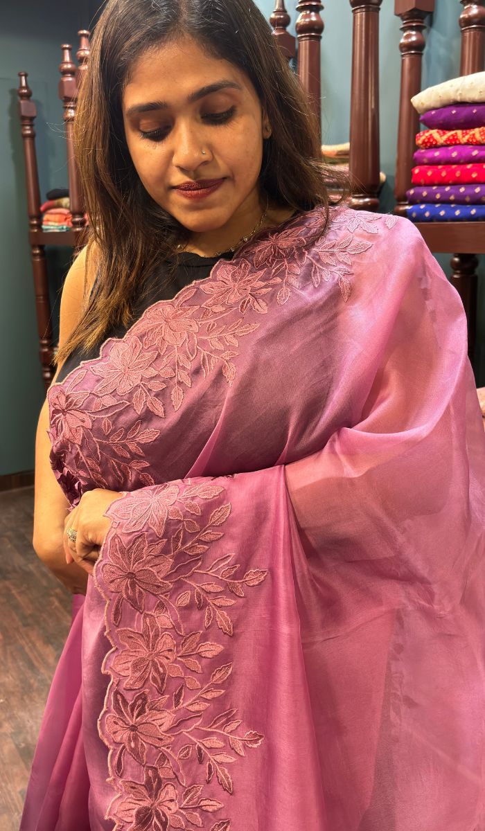 ORGANZA SAREE  06062419