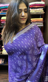 SEMI LINEN SAREE BIR 19062418