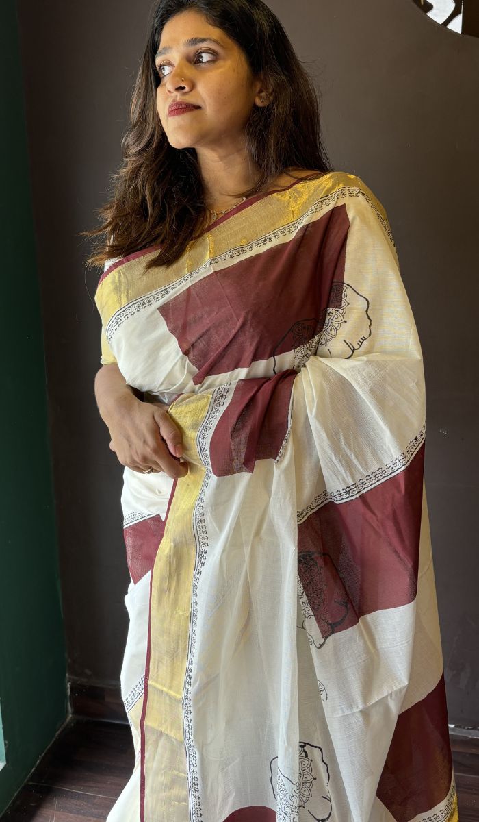 KERALA COTTON  SAREE ZKM 2706241