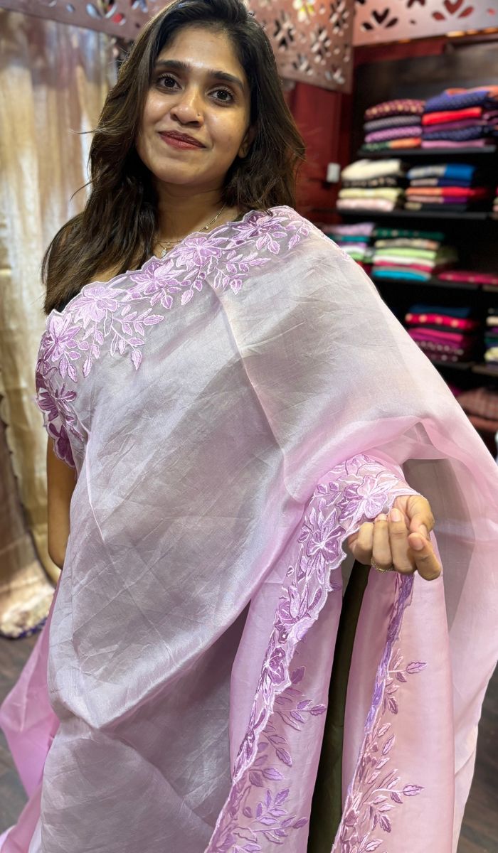 ORGANZA SAREE  06062417