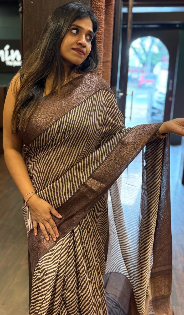 CHANDERI SILK SAREE 01042570