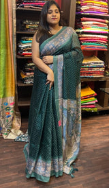 SEMI LINEN SAREE 2308238