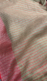 SEMI LINEN SAREE 1806246