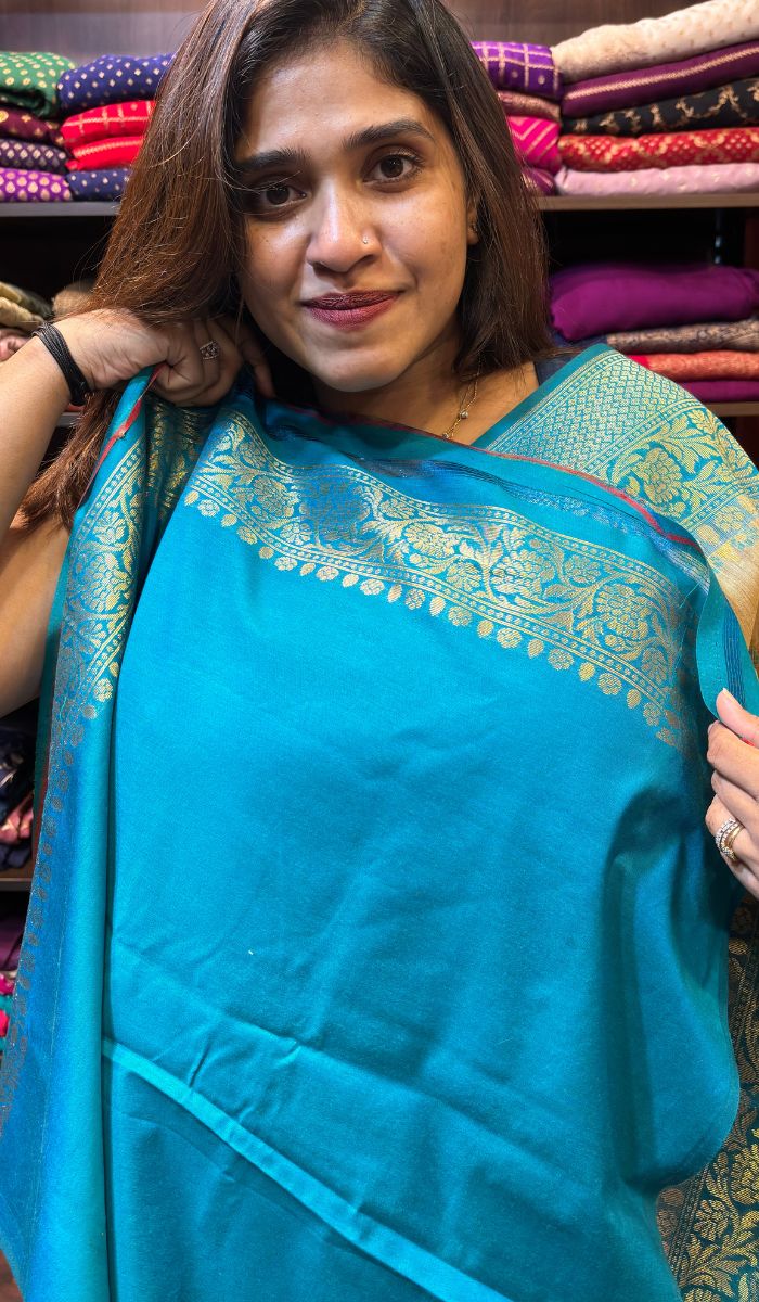 MOONGA TUSSAR SAREE 170324434