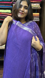 SEMI LINEN SAREE BIR 19062418