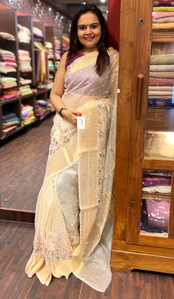 ORGANZA SAREE 0609231