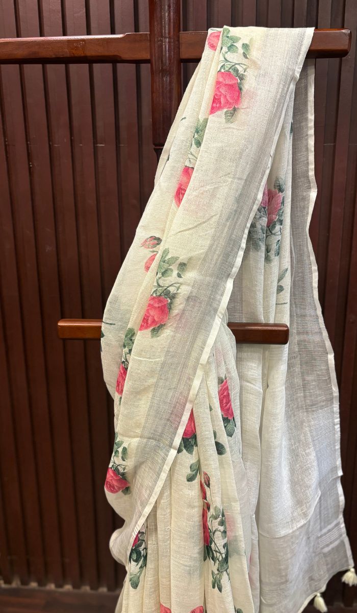 LINEN SAREE 02022531