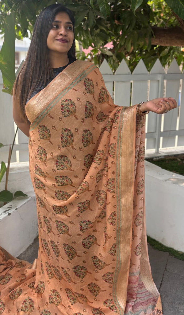 CHIFFON SAREE 30012533