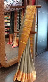 CREPE TISSUE SILK SAREE 05032517