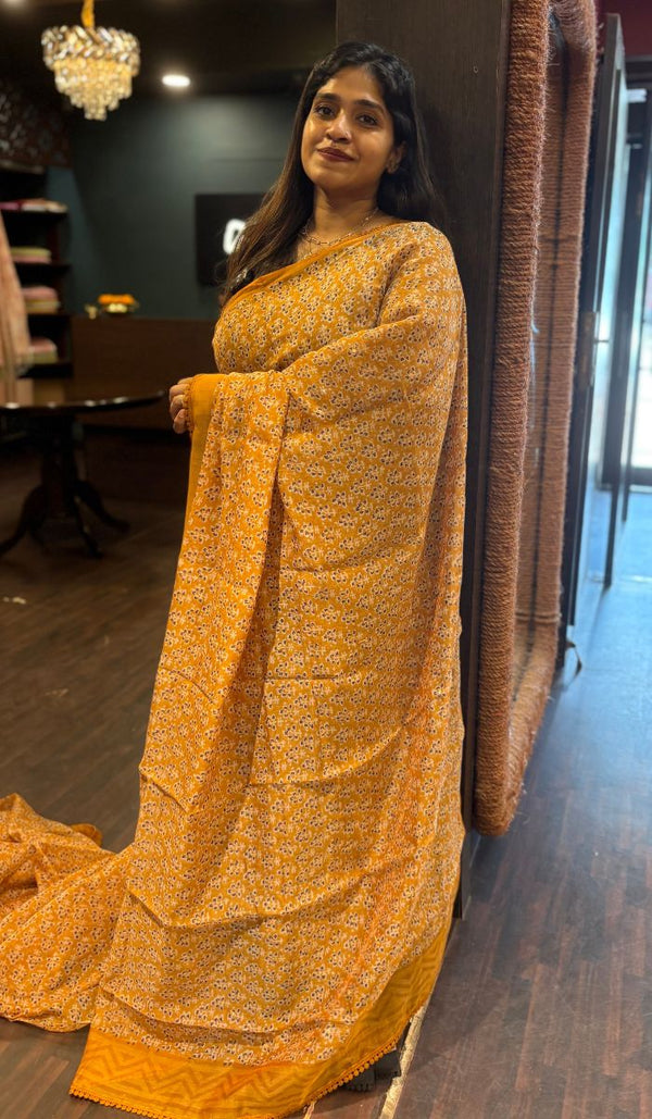 KORA CHANDERI SAREE 09042567