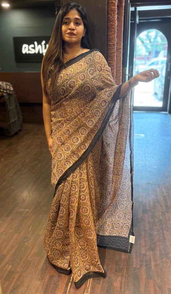 KORA CHANDERI SAREE 09042566