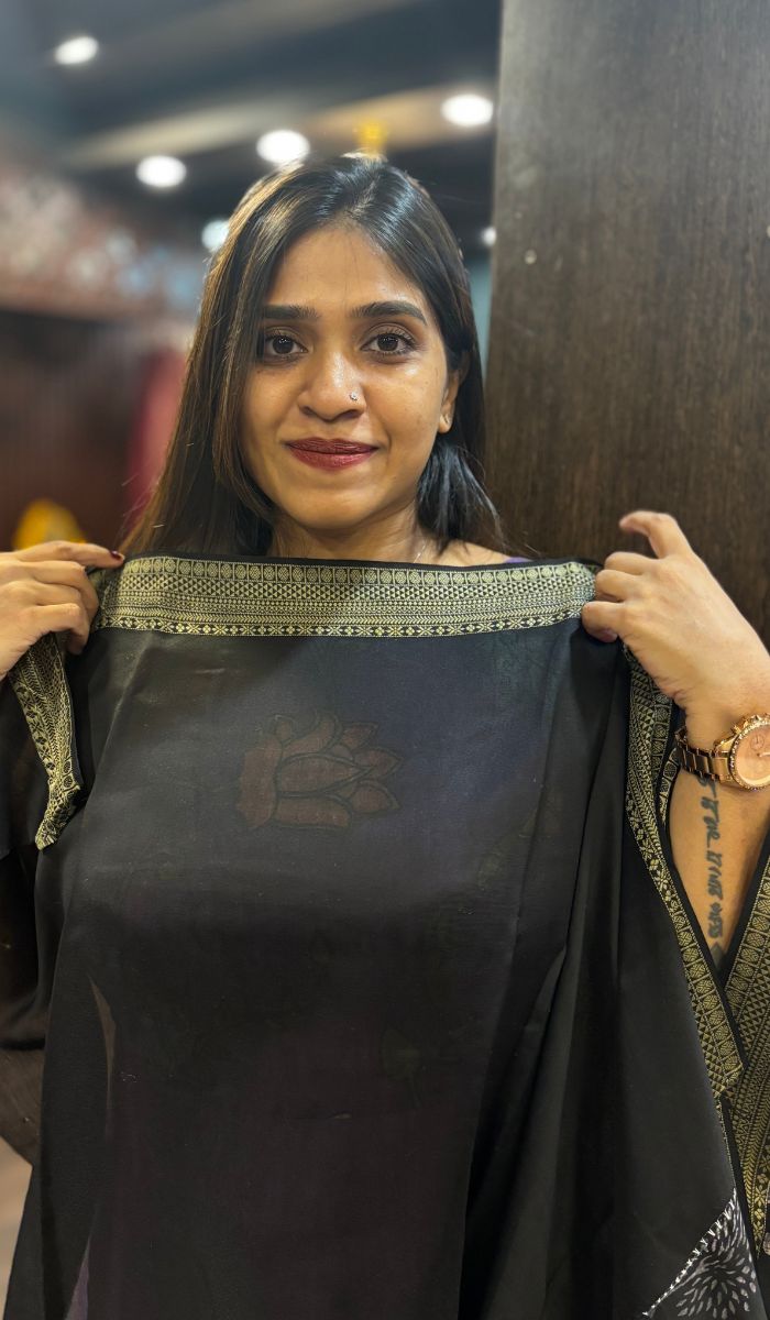 CHANDERI SILK SAREE 01042583