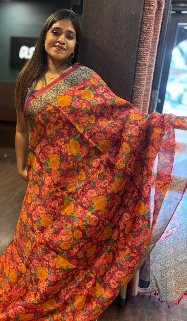 ORGANZA SAREE 08042549
