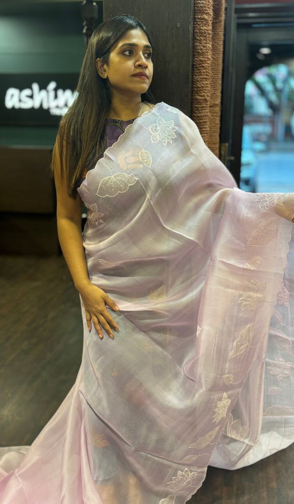 ORGANZA SILK SAREE 30122412