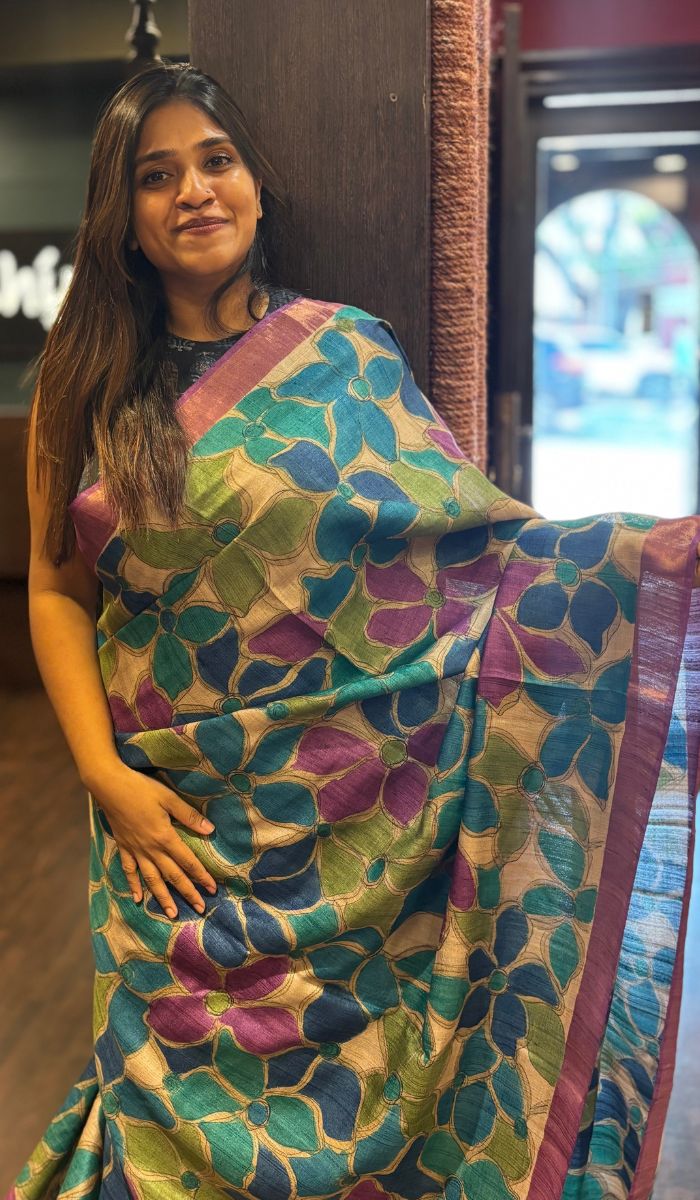 TUSSAR SILK SAREEE 02042588