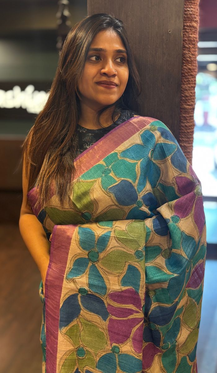 TUSSAR SILK SAREEE 02042588
