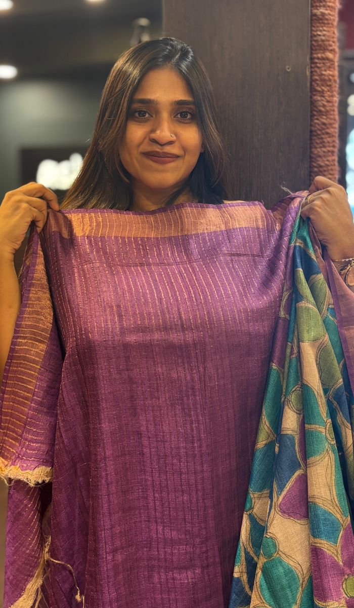 TUSSAR SILK SAREEE 02042588