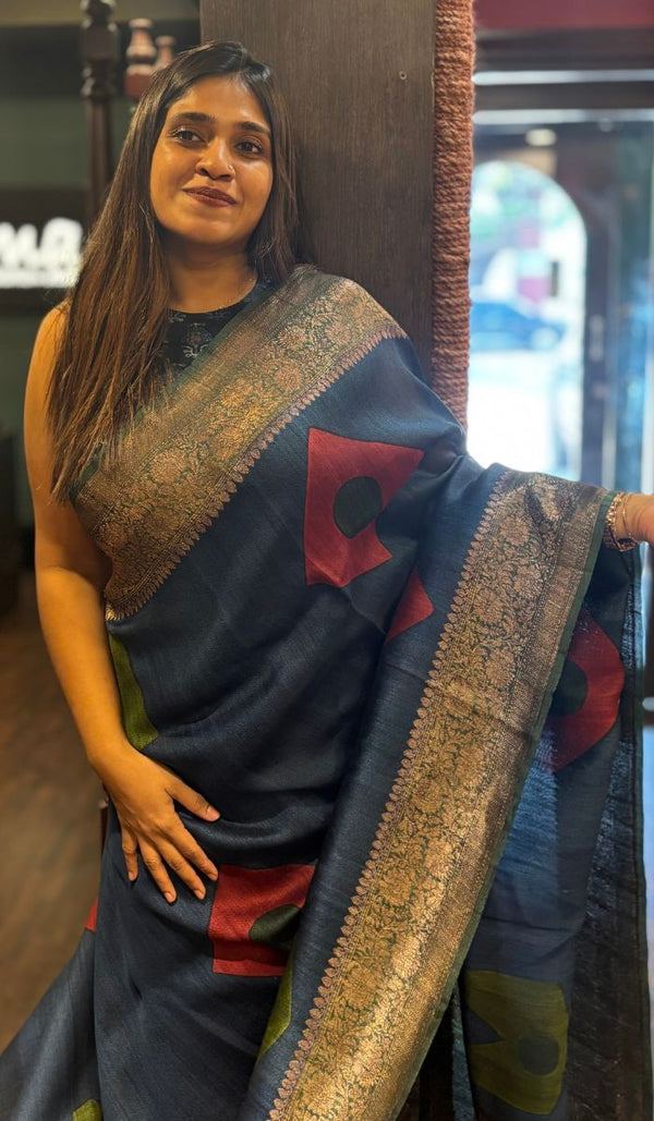 TUSSAR SILK SAREE 02042577