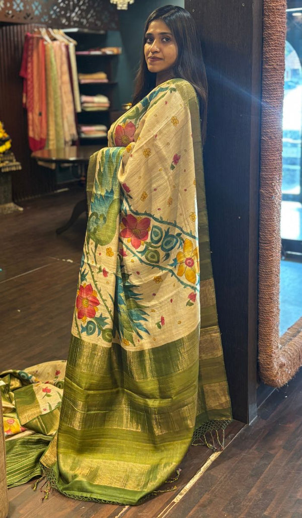 TUSSAR SILK SAREE 02042571