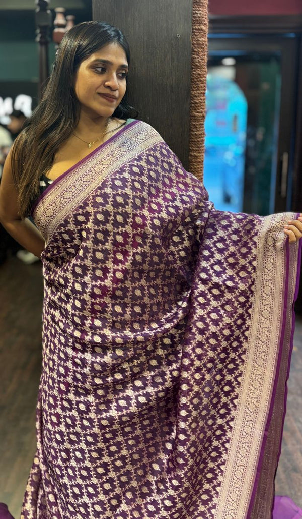 ORGANZA SAREE 14112431