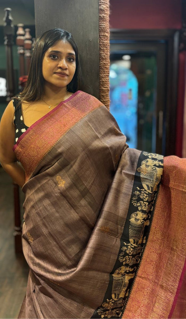TUSSAR SILK SAREE 10092458