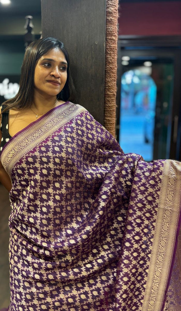 ORGANZA SAREE 14112423