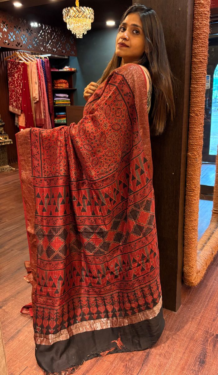 KORA CHANDERI SAREE 2105256