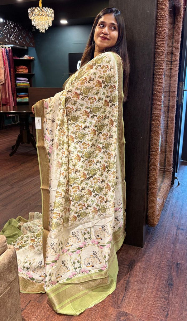 CHANDERI SAREE 22052527