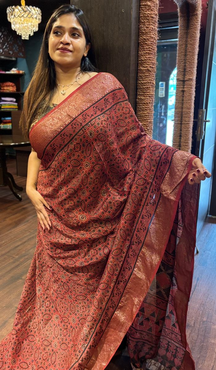 KORA CHANDERI SAREE 2105256