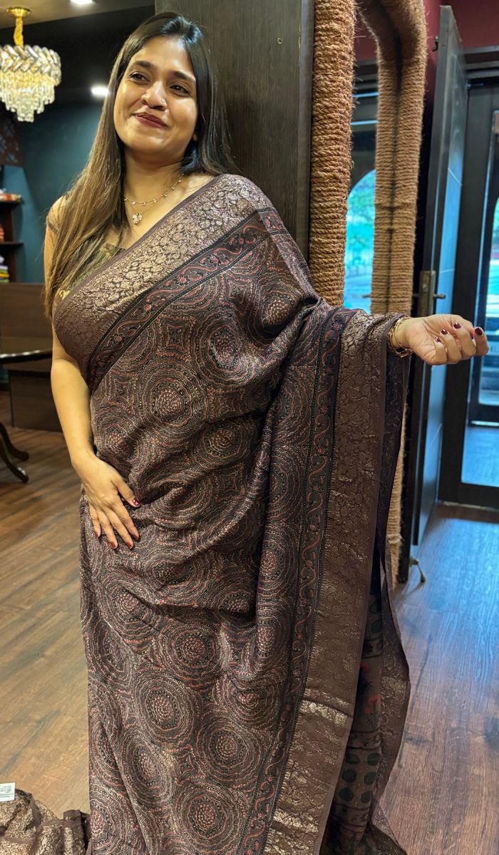 KORA CHANDERI SAREE 2105259