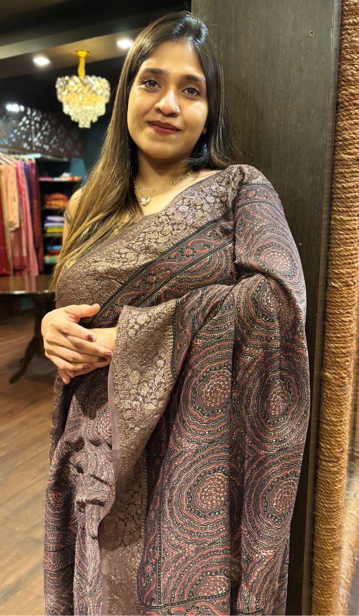 KORA CHANDERI SAREE 2105259