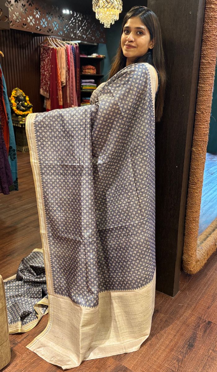 SEMI TUSSAR SAREE 22052559