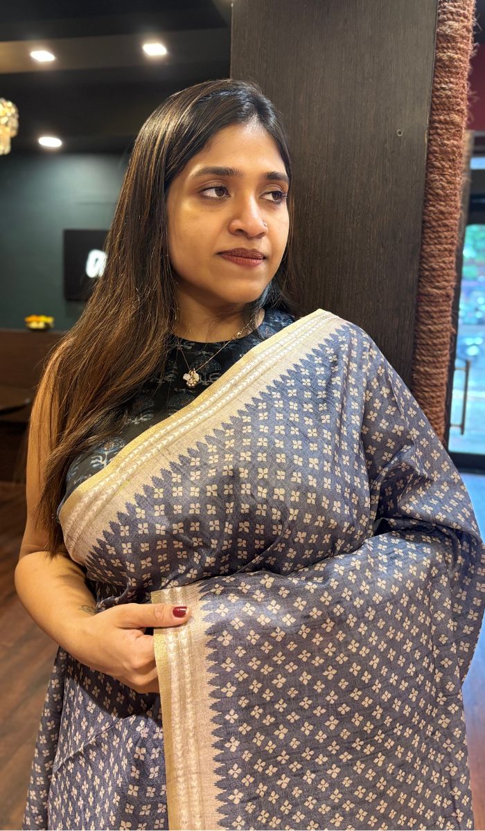 SEMI TUSSAR SAREE 22052559
