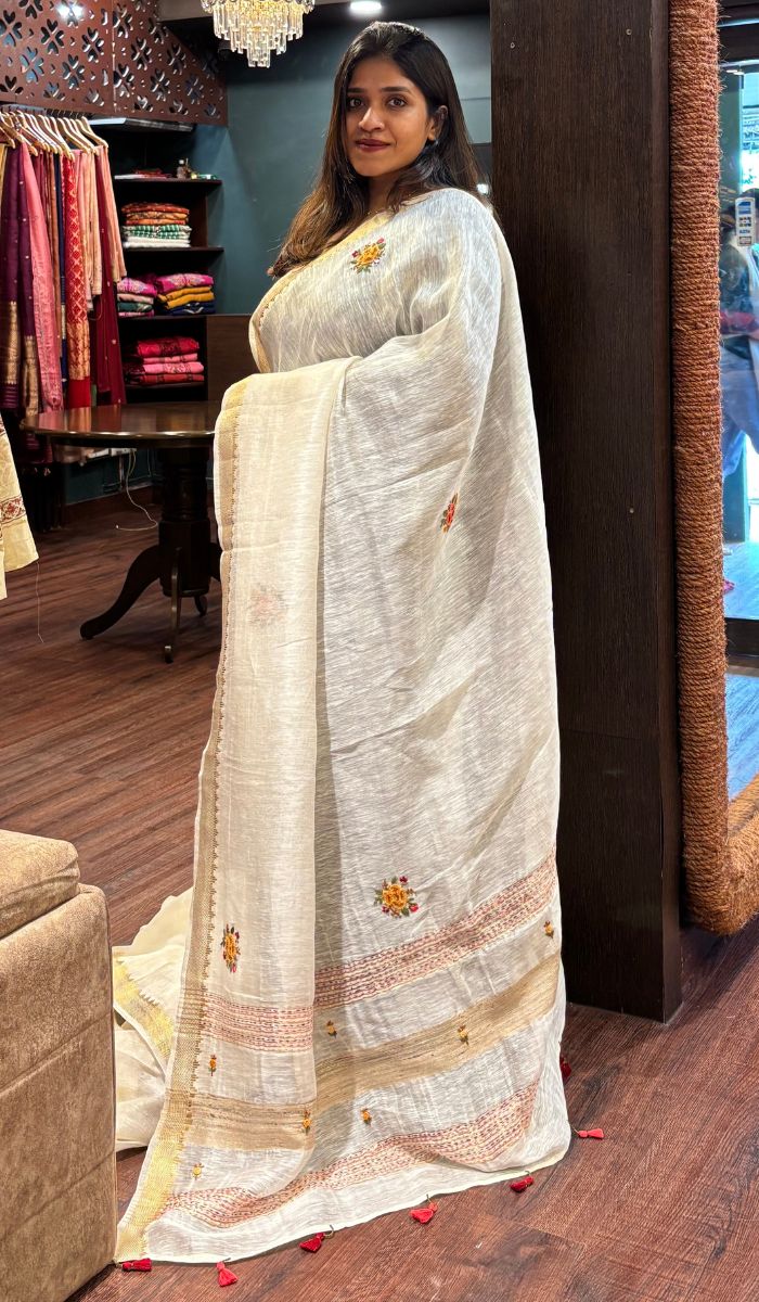LINEN SAREE 1107255