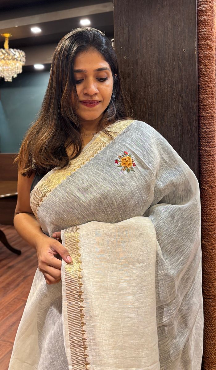 LINEN SAREE 1107255