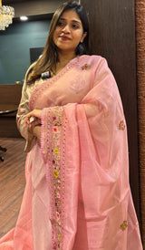 TISSUE ORGANZA SAREE 10072561