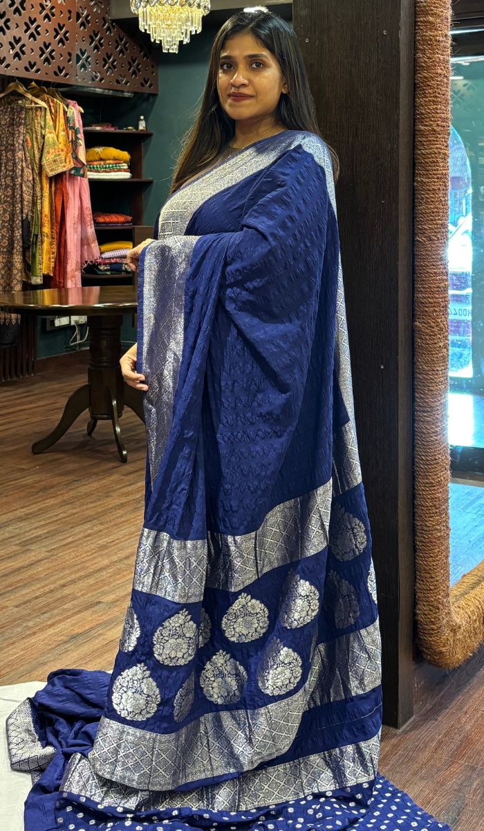 VISCOSE GEORGETTE SAREE 16072540