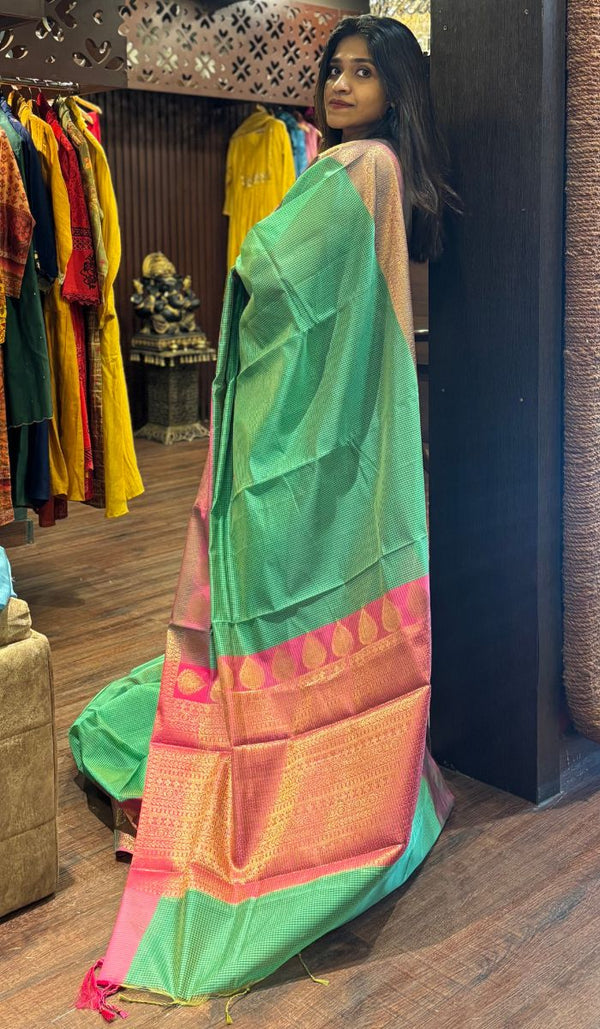 CHANDERI SILK SAREE 010925105