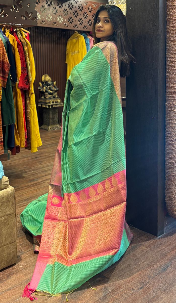 CHANDERI SILK SAREE 010925105