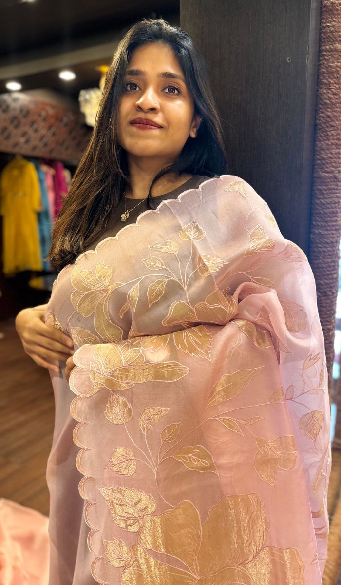 ORGANZA SAREE 01092514